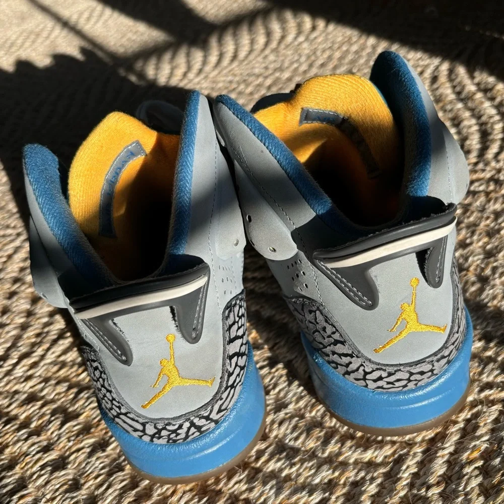 Nike Air Jordan Son of Mars Shaded Blue University Gold Basketball Shoes 9.5